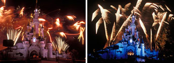 Summer Fireworks at Disneyland Paris