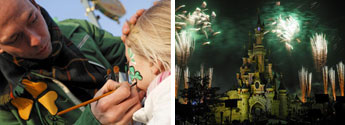 St Patrick's Day Fireworks at Disneyland Paris